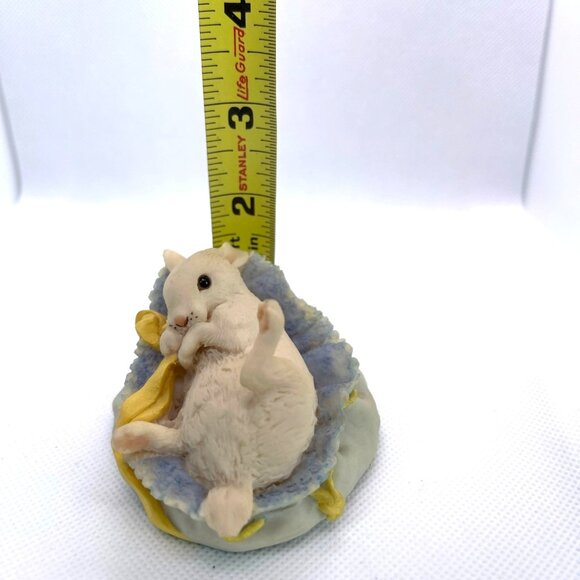 Aynsley MasterCraft Hand Painted Bunny Rabbit Blue Hat Collectible UK England - Picture 9 of 11